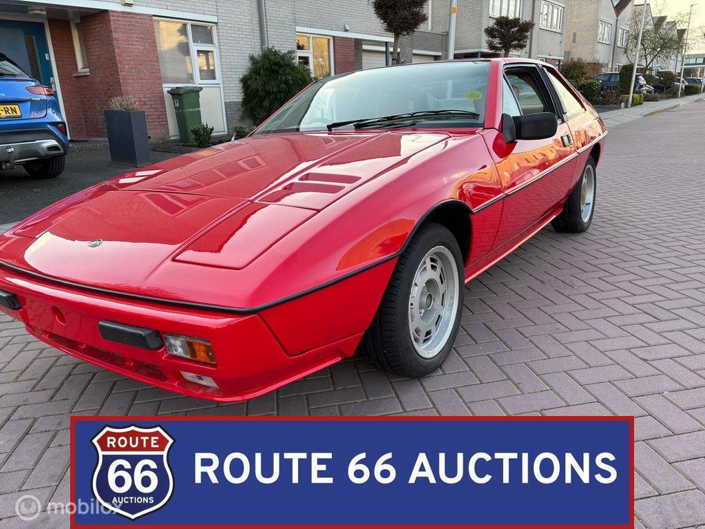 Lotus Eclat | 1985 | Route 66 Auctions, Auto's, Oldtimers, Bedrijf, Te koop, Lotus, Benzine, Overige carrosserieën, Handgeschakeld
