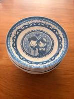 Blond blauw diepe borden, Ophalen, Aardewerk, Blond Amsterdam, Bord(en)