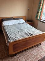 Vintage jaren 60 bed L 1.96 x B1.30x H 0.40, Huis en Inrichting, Slaapkamer | Complete slaapkamers, Ophalen, Gebruikt, Twijfelaar