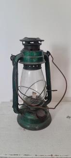 Vintage olielamp groen van Champion, Antiek en Kunst, Ophalen