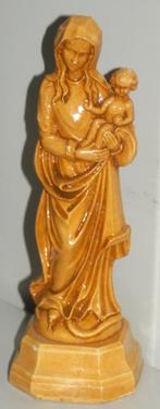 B33: Beeldje van Gips: Maria met Kind op arm ( 4 ), Ophalen of Verzenden, Zo goed als nieuw, Beeld(je)