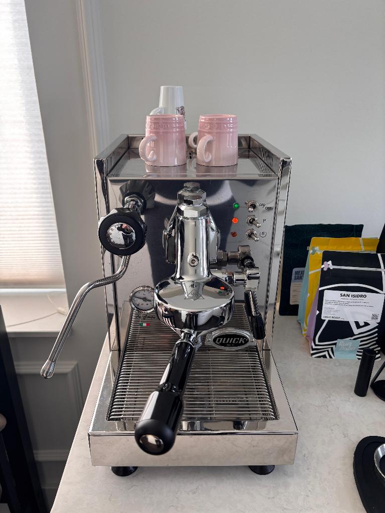 Quick Mill La Certa E61 espressomachine + naked portafilter, Witgoed en Apparatuur, Koffiezetapparaten, Ophalen, Gebruikt, Espresso apparaat