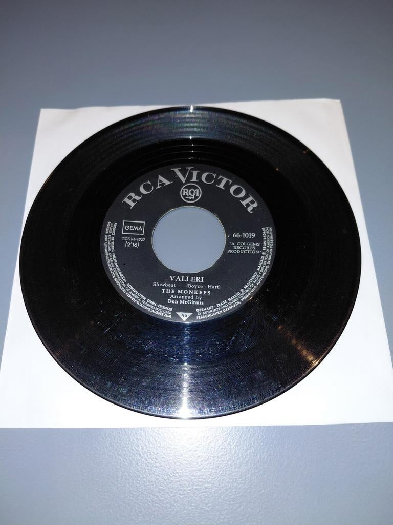 The Monkees- Valleri, Cd's en Dvd's, Vinyl Singles, Ophalen of Verzenden, Gebruikt, 7 inch, Pop