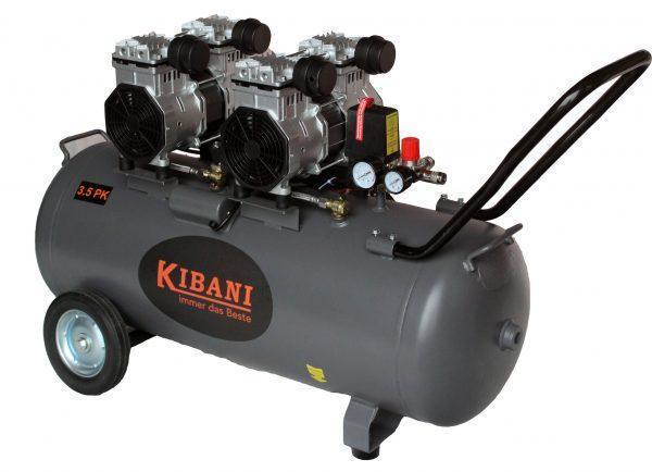Kibani stille compressor 100 liter, Doe-het-zelf en Verbouw, Compressors