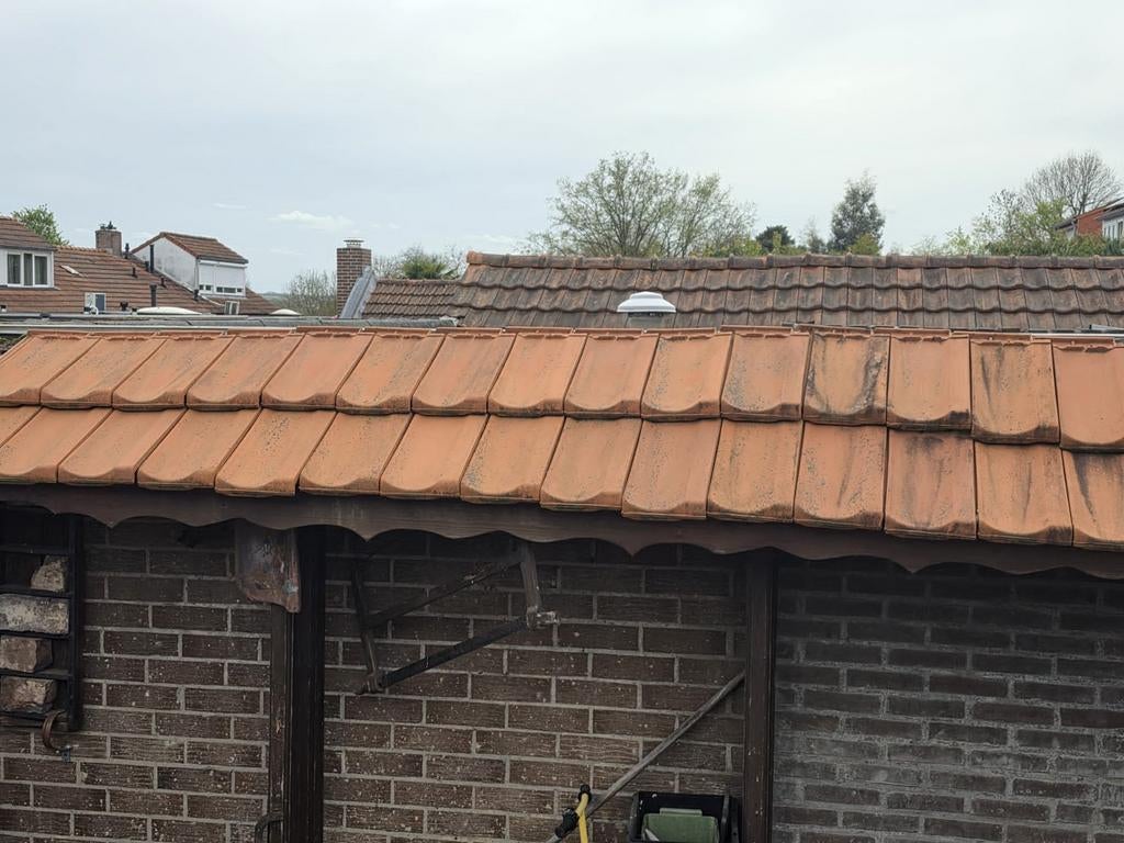 Dakpannen, Ophalen, Steen of Klei, 5 tot 10 m², Dakpannen