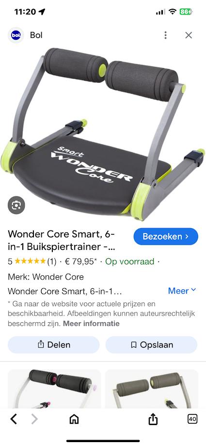 buikspier apparaat, Ophalen, Zo goed als nieuw, Buik, Overige typen