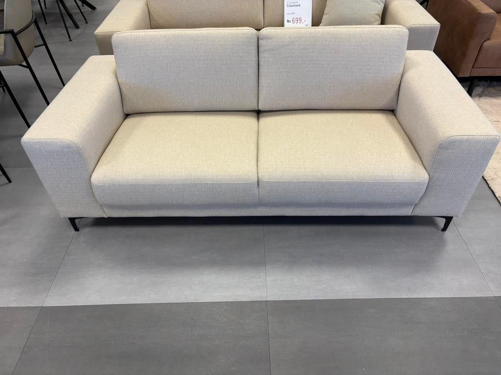 Eijerkamp collectie 2-zitsbank Cleveland, Ophalen, Zo goed als nieuw, 75 tot 100 cm, Tweepersoons