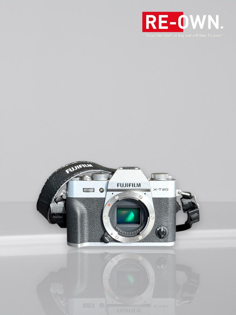 Fuji / Fujifilm x-t20 body Silver (topstaat + accessoires), ., Compact, Ophalen of Verzenden, Zo goed als nieuw