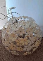 Vintage Spoetnik bloemen hanglamp - '70 stijl, Ophalen, Gebruikt, 50 tot 75 cm, Vintage, Jaren '70, Bloem, Bol