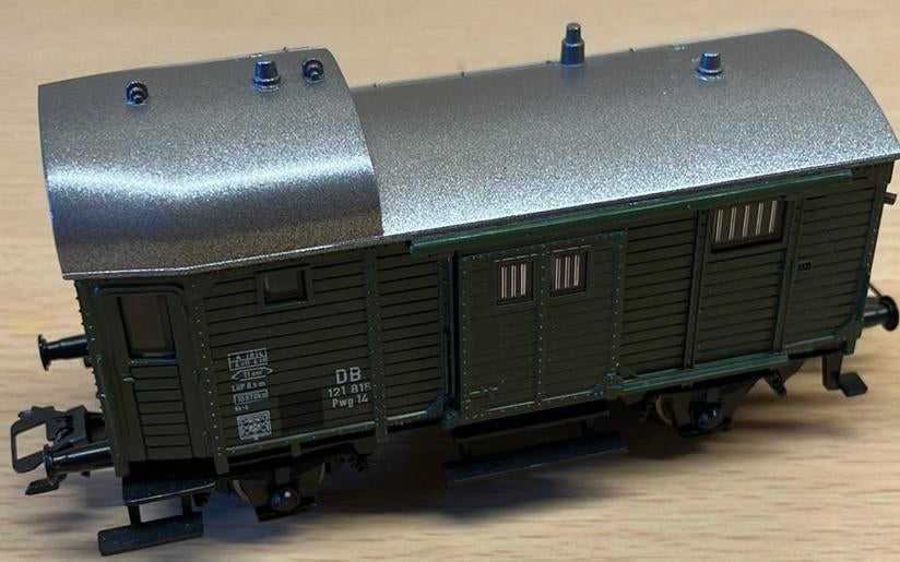 Märklin DB begeleidingswagon voor goederentreinen, Wisselstroom, Ophalen of Verzenden, Märklin, Nieuw