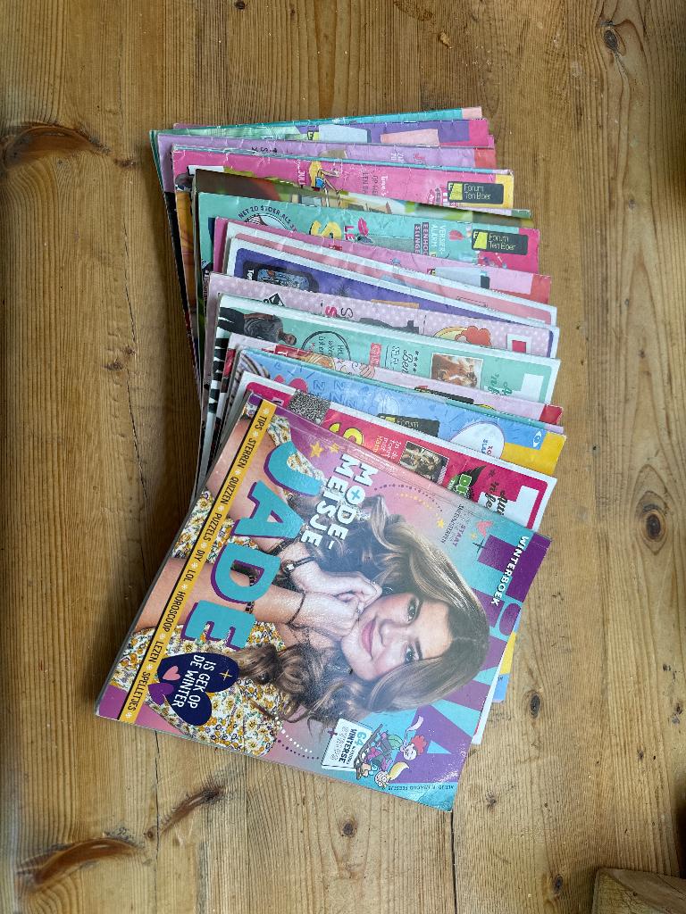 Stapel Tina plus winterboek. Gratis, Ophalen, Zo goed als nieuw, Damesbladen