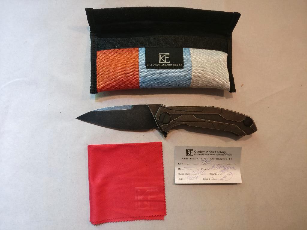 Custom Knife Factory T90 (Discontinued), Ophalen of Verzenden, Overige soorten, Overige gebieden, Mes of Dolk