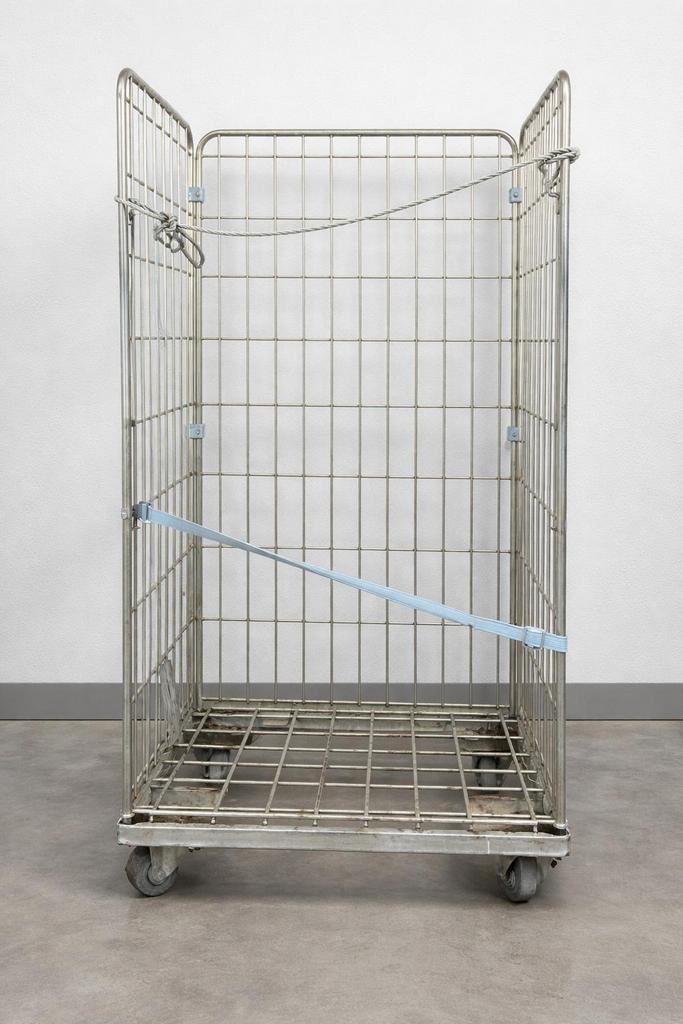 Krachtige Rol container (800x600 mm), 100 liter of meer, Ophalen, Gebruikt, Transportkar