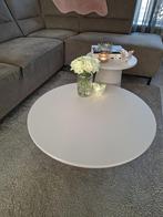 Bijzettafel rond met trompet poot, Ophalen, Minder dan 55 cm, ', Rond