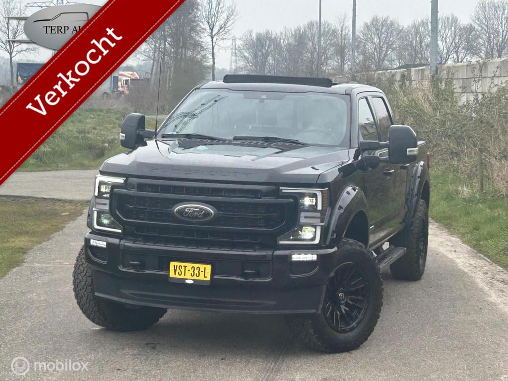 Ford F250 6.7 V8 Powerstroke 4x4| 1e Eigenaar | Groot scherm, Auto's, Ford Usa, Automaat, Gebruikt, F-250, Zwart