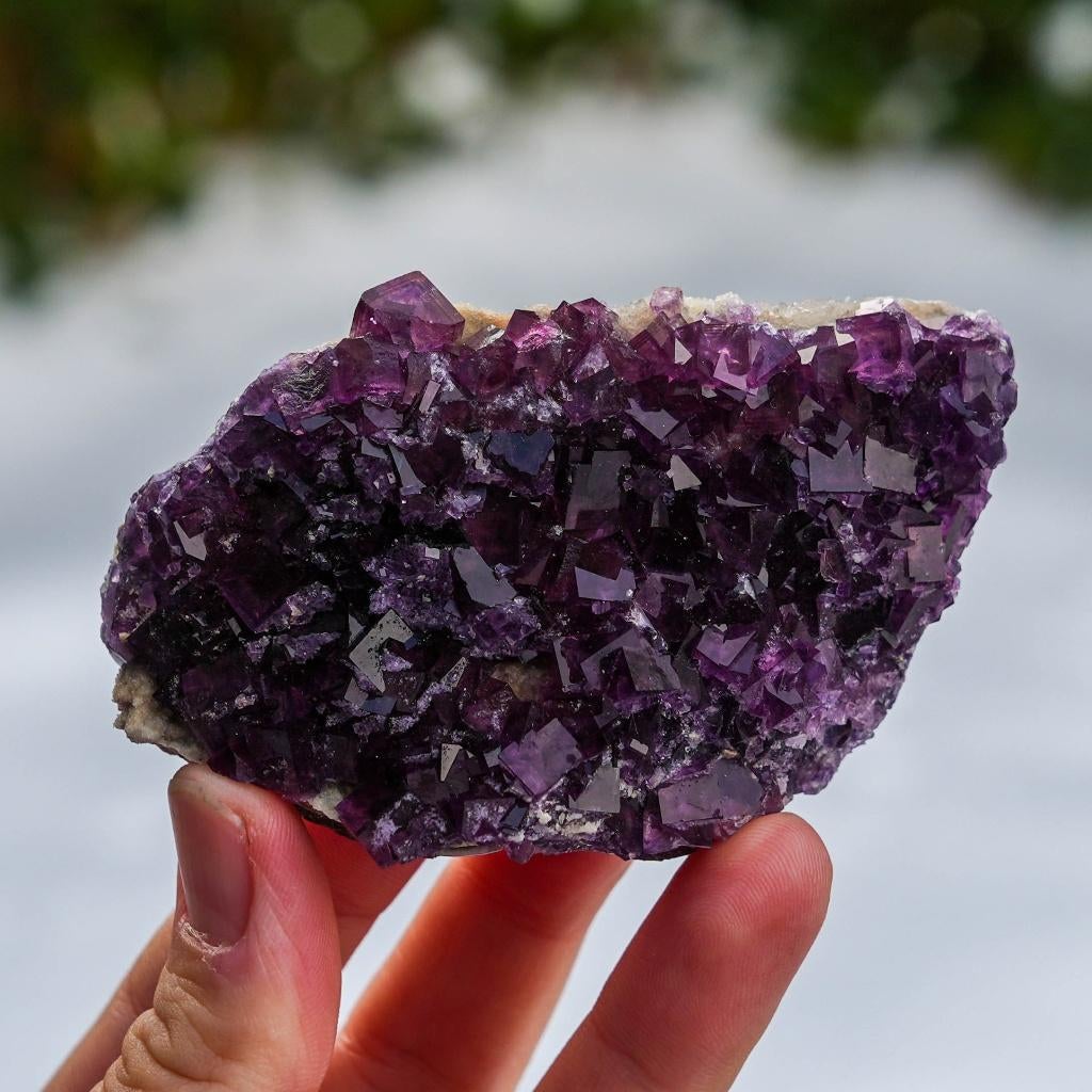 fluoriet uit anhui #17, Verzamelen, Mineralen en Fossielen, Ophalen of Verzenden, Mineraal