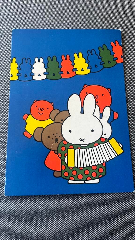 Dick Bruna nijntje, Ophalen of Verzenden, 1980 tot heden, Gelopen, Overige thema's