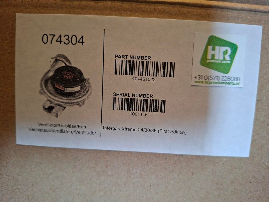 Ventilator intergas extreem nieuw, Doe-het-zelf en Verbouw, Geisers en Boilers, Ophalen of Verzenden, Minder dan 3 jaar oud, Minder dan 20 liter