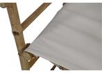 Regisseursstoel bamboe met canvas zitting en rugleuning, Info@edvonline.nl, Inductorstraat 9b 3903 KA Veenendaal, Wit, Nieuw
