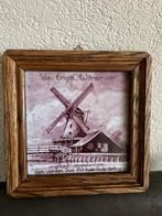 Wandbord wandtegel molen Westraven, Ophalen