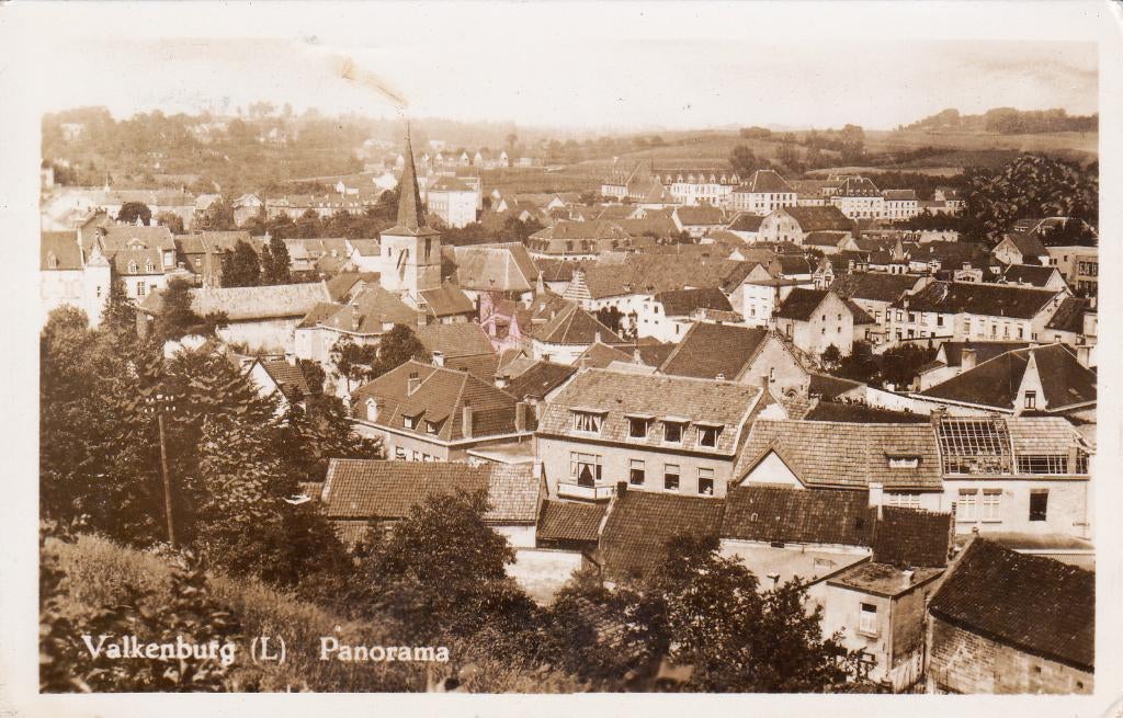 07910 Valkenburg - Panorama - gel. 1950, Verzenden, 1940 tot 1960, Gelopen, Limburg