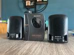 Sony Walkman WM-EX162 + Sony Stereo Speaker System SRS-P3, Audio, Tv en Foto, Walkmans, Discmans en Minidiscspelers, Ophalen of Verzenden