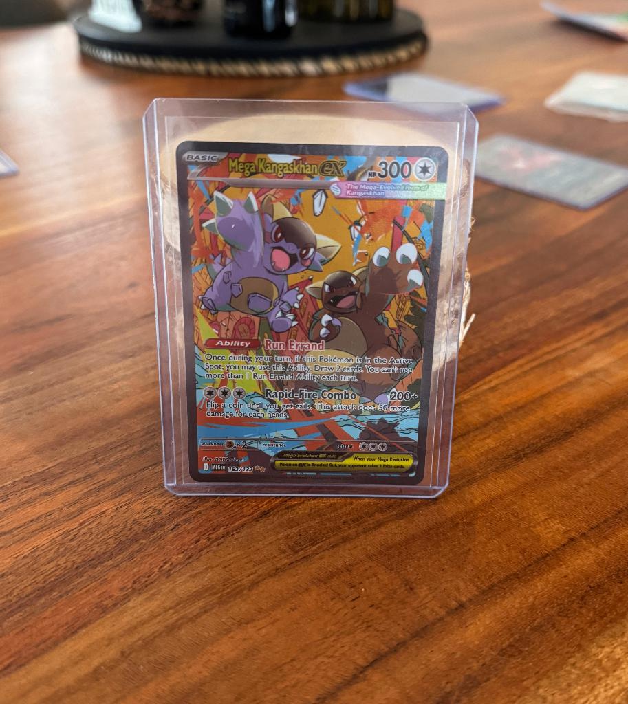 Mega Kangaskhan ex MEG 182 Mega Evolution., Hobby en Vrije tijd, Verzamelkaartspellen | Pokémon, Ophalen of Verzenden, Nieuw, Losse kaart