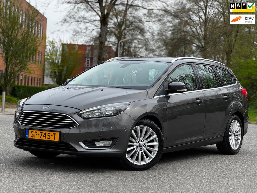 Ford Focus Wagon 1.0 Titanium Edition|btw auto|NW SCHIJVEN E, Start-stop-systeem, 125 pk, Gebruikt, Euro 6