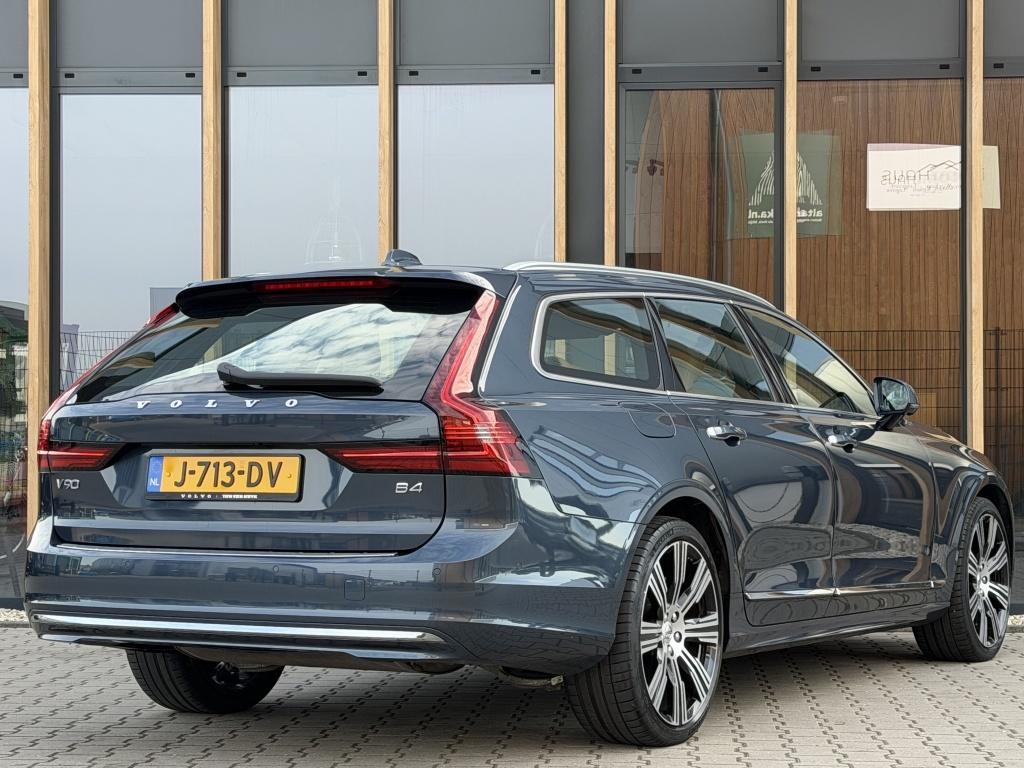 Volvo V90 2.0 B4 Inscription | Massage/ventilatie | Panorama, Auto's, Volvo, Euro 6, 4 cilinders, Blauw, Adaptive Cruise Control
