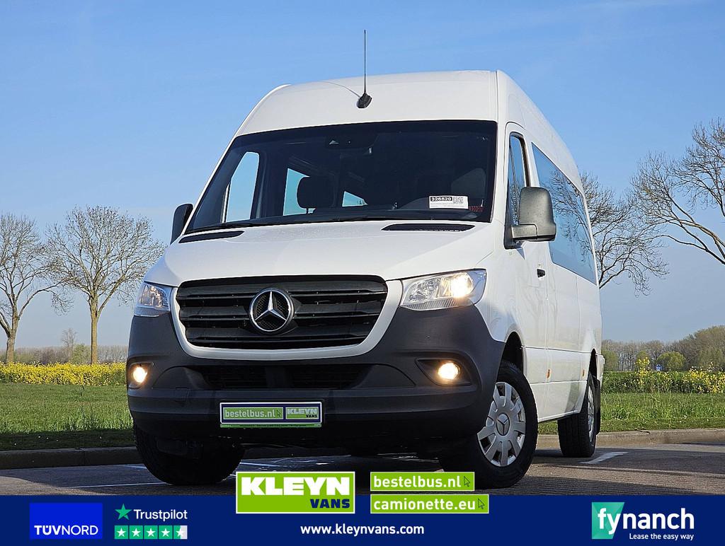 MERCEDES-BENZ SPRINTER 314 l2h2 9-pers 2x airco, Auto's, Bestelauto's, Elektrische buitenspiegels, Gebruikt, Euro 6, 143 pk