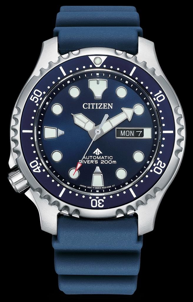 Citizen Promaster Marine NY0141-10LE - Zo goed als nieuw, Staal, Kunststof, Ophalen of Verzenden, Zo goed als nieuw