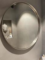 SPIEGEL met RVS rand, Rond, Ophalen of Verzenden, Zo goed als nieuw, Minder dan 100 cm