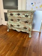 Antiek buikkastje/ ladekastje, Ophalen, 50 tot 100 cm, Zo goed als nieuw, 3 of 4 laden