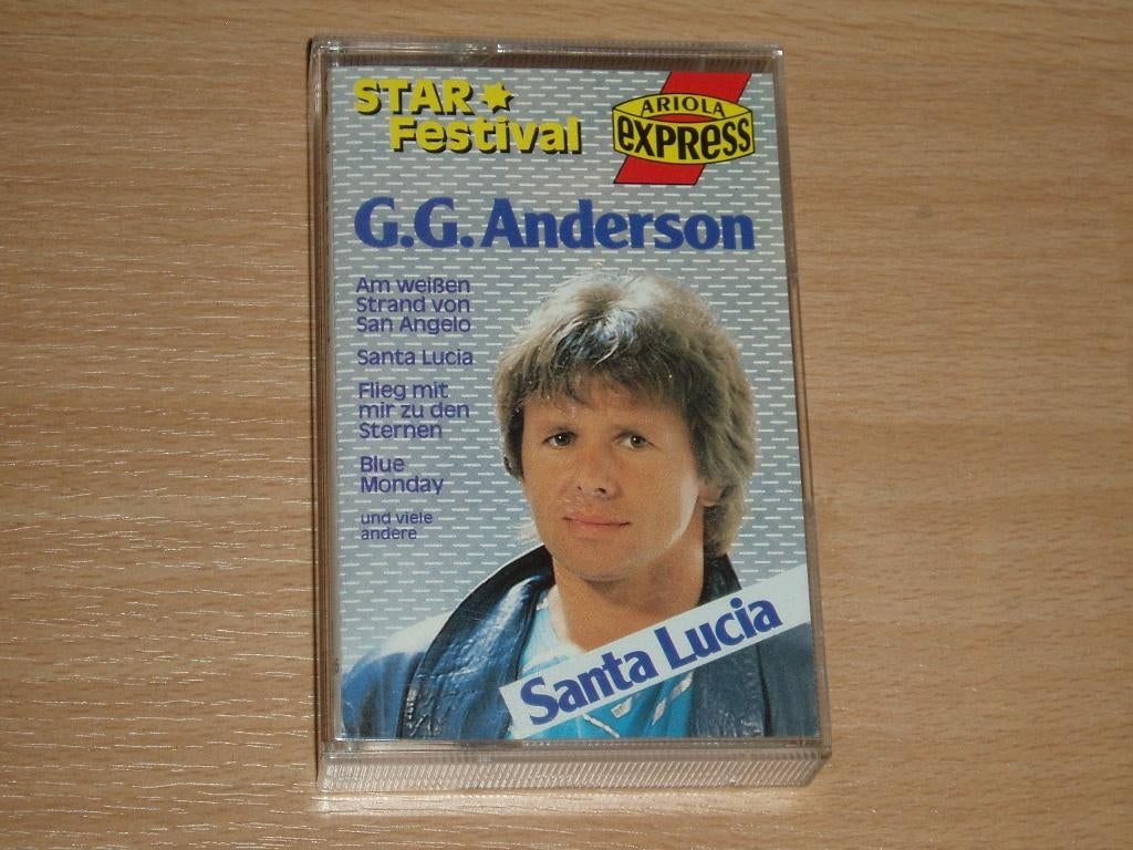 cassettebandje G.G. Anderson - Santa Lucia , Star festival, Verzenden, Gebruikt, Pop, 1 bandje