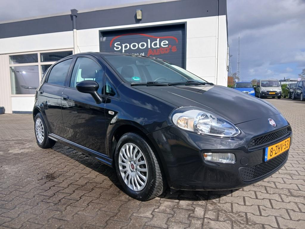 Fiat Punto Evo 1.3 192.000Km Nap/5-Deurs/Dealer onderhouden, Auto's, Fiat, Voorwielaandrijving, Euro 5, Stof, Zwart