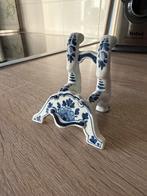 Zeldzame delftsblauw Porceleyne Fles Menu Houder Puntgaaf, Ophalen