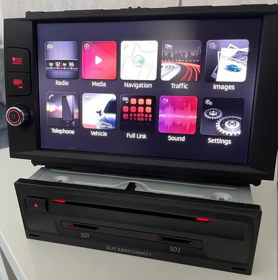 Seat leon mib2 8 inch carplay androidauto, Ophalen of Verzenden, Gebruikt