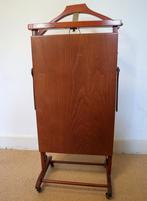 Vintage Elektrische Broekenpers - Houten Frame met Groene St, Gebruikt, Twee, Overige kleuren, Ophalen of Verzenden