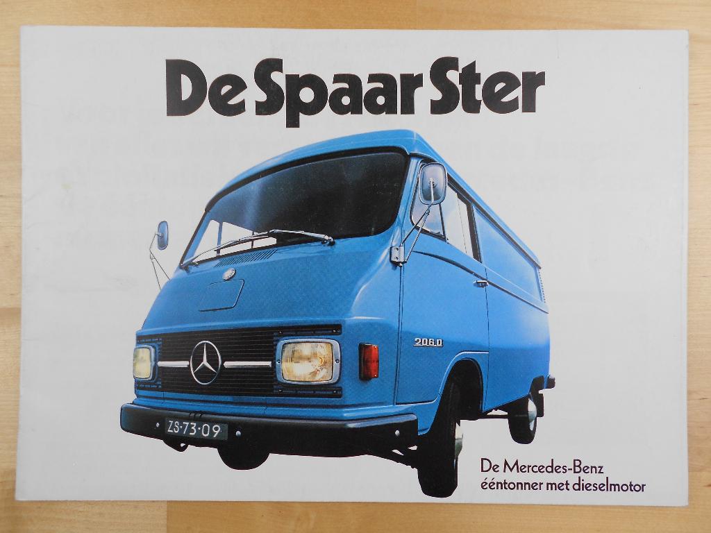 Mercedes 206D 306D Brochure 1972 – 206 306 D ( Hanomag ), Zo goed als nieuw, Mercedes-Benz, Mercedes, Ophalen of Verzenden