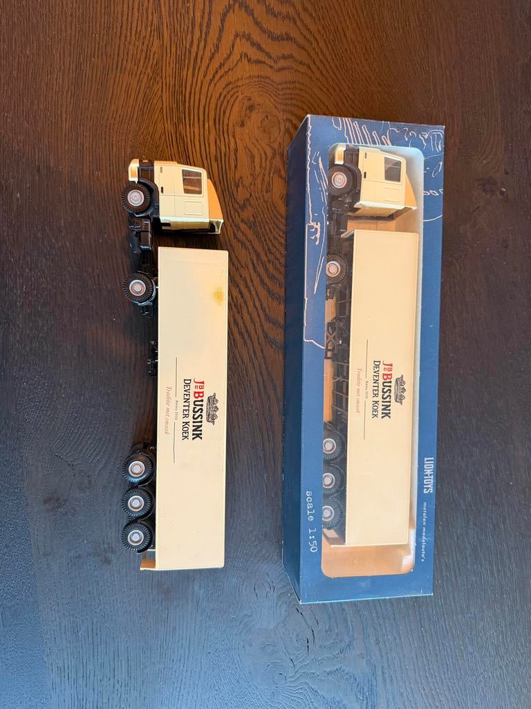 Lion Toys Miniatuur Vrachtwagen JB Bussink Deventer Koek, Ophalen, Nieuw, Bus of Vrachtwagen