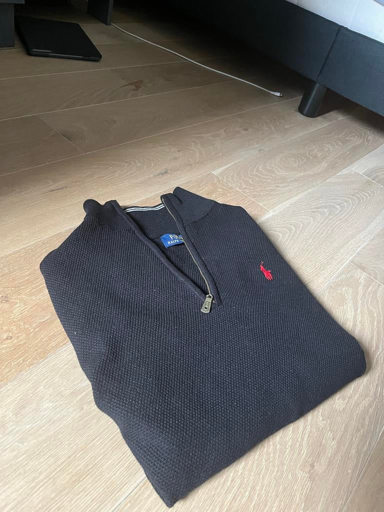 Polo Ralph Lauren trui zwart met rits, Ophalen of Verzenden, Nieuw, Maat 48/50 (M), Zwart