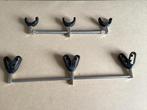Hengelsteunen 2 x RVS D.A.M., Watersport en Boten, Ophalen, Nieuw, Overige typen