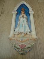 Prachtig wijwaterbakje afbeelding biddende Maria Magdalena, Verzamelen, Ophalen of Verzenden, Zo goed als nieuw, Beeld(je), Christendom | Katholiek