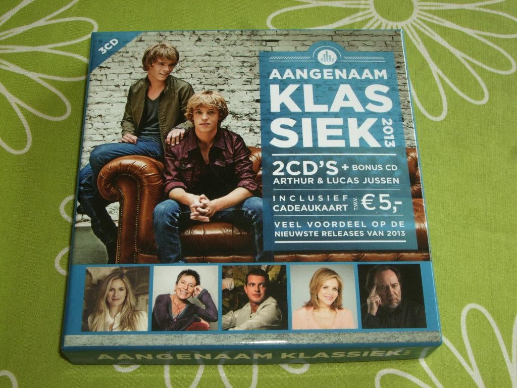 Aangenaam Klassiek 2013 - 2CD + bonus CD Broers Jussen, Ophalen of Verzenden, Barok, Zo goed als nieuw, Overige typen