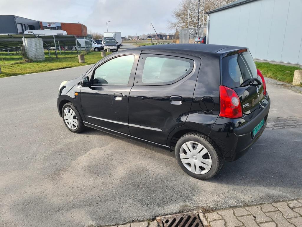 Nissan Pixo 1.0 50KW 5D 2009 Zwart, Auto's, Nissan, Particulier, Pixo, Benzine, A, Hatchback, Handgeschakeld, Geïmporteerd, Zwart