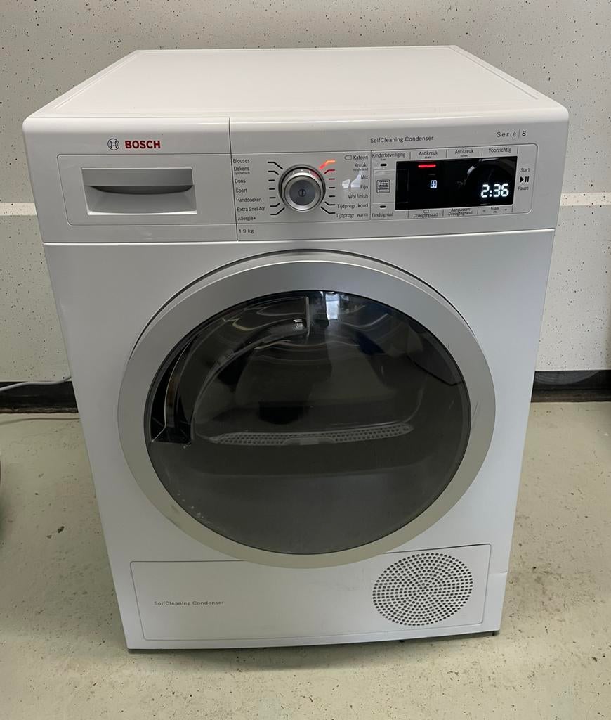Bosch warmtepomp droger met garantie + bezorging, 6 tot 8 kg, Minder dan 85 cm, Ophalen of Verzenden, Zo goed als nieuw