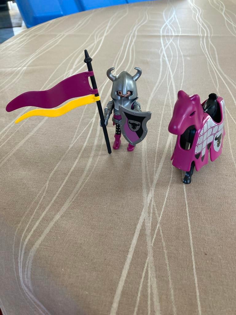 Playmobil barbaren ridder te paard., Ophalen of Verzenden, Zo goed als nieuw