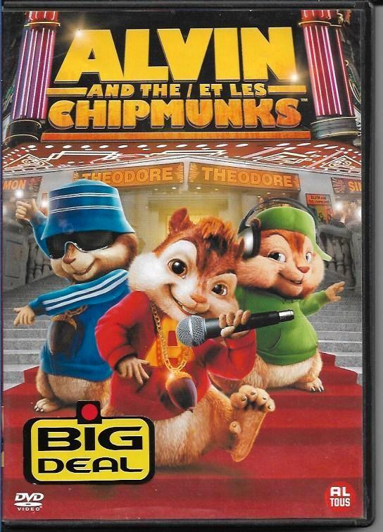 Alvin and the Chipmunks, Cd's en Dvd's, Dvd's | Komedie, Zo goed als nieuw, Overige genres, Alle leeftijden, Verzenden