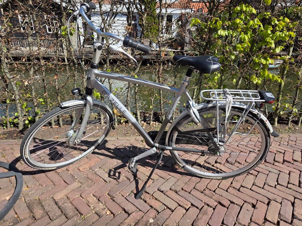 Gazelle Chamonix C8 herenfiets - 8 versnellingen, Fietsen en Brommers, Fietsen | Heren | Herenfietsen, Ophalen, Gebruikt, Versnellingen