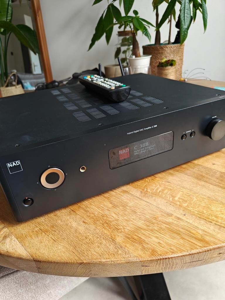 Nad C388 + bluos module, Gebruikt, 120 watt of meer, Stereo, Ophalen